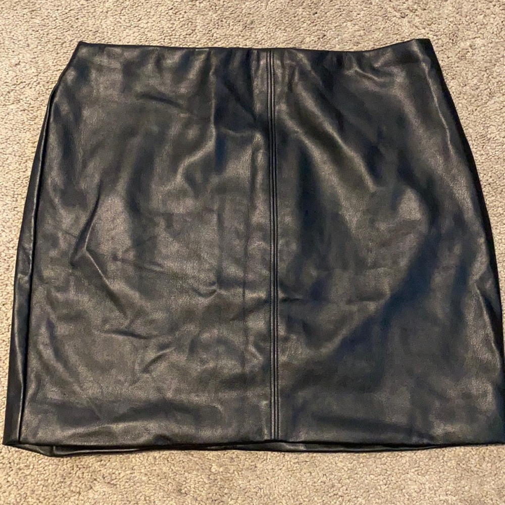 Hollister Leather Skirt